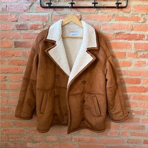 Stradivarius Faux Suede Jacket